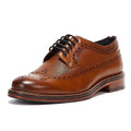 Ben Sherman Archie Brogue Leather Men's Tan Lace-Up Shoes