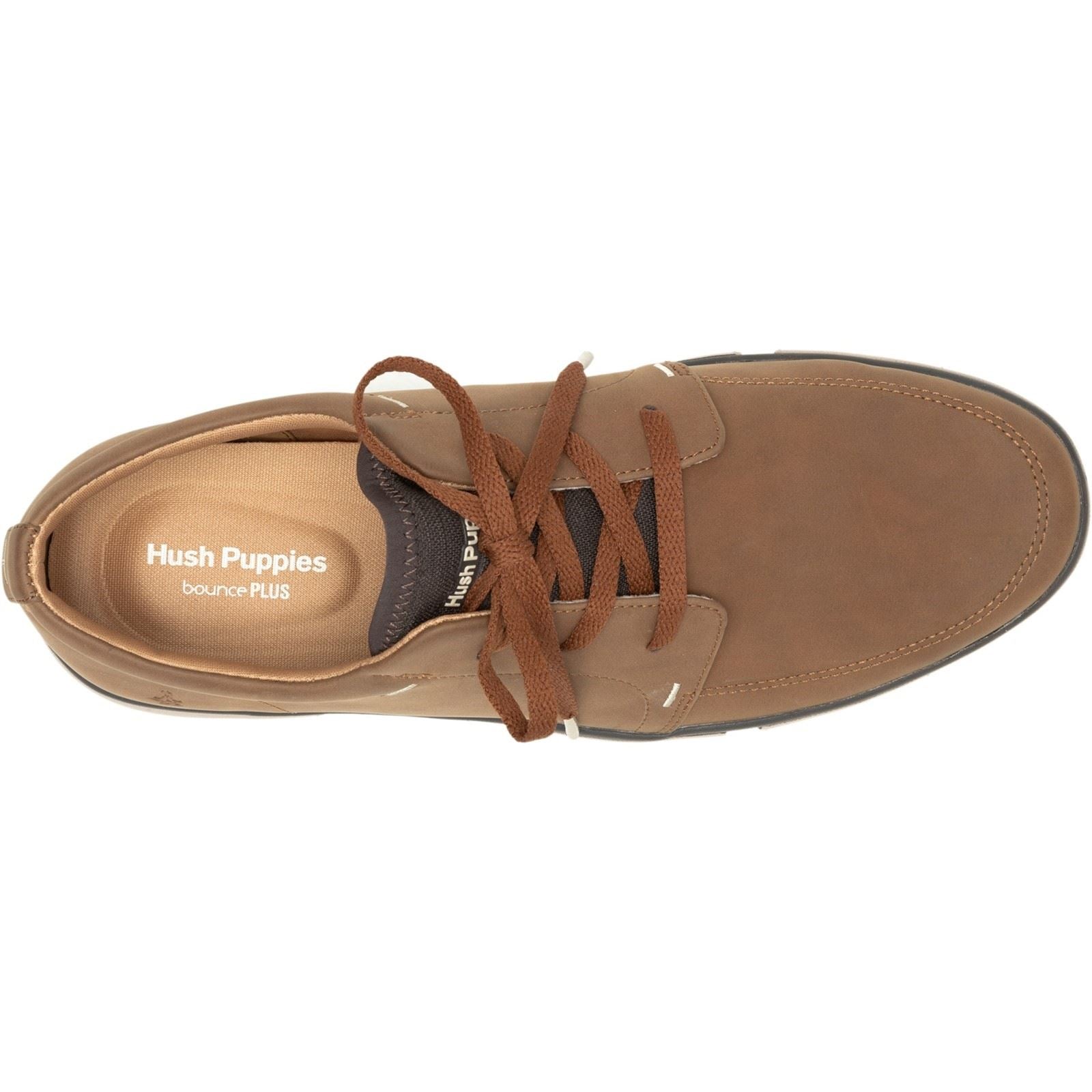 Hush Puppies Briggs Leather Men's Cognac Sneakers