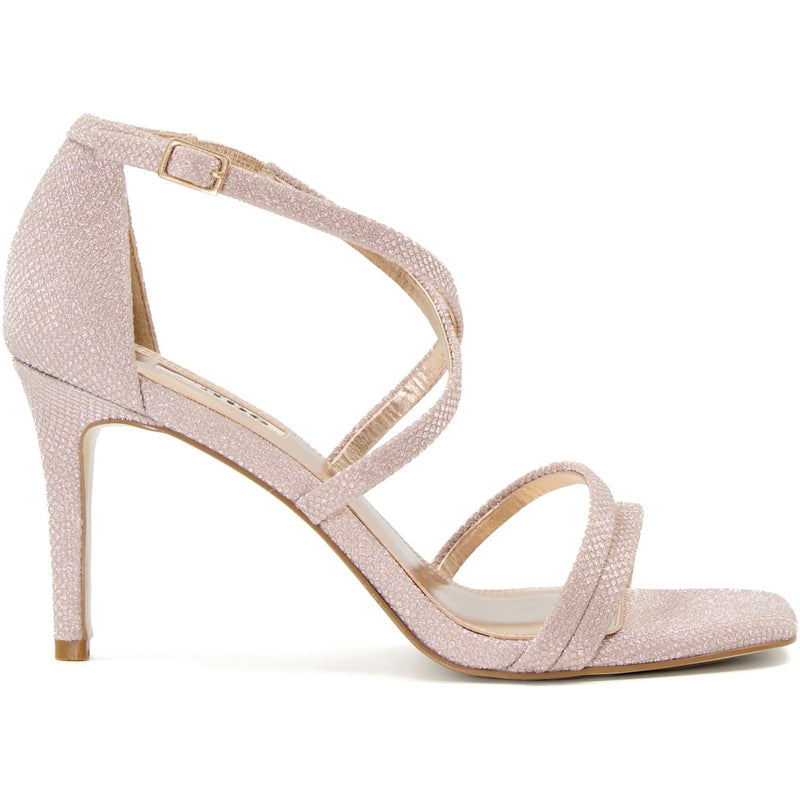 Dune Musical Synthetic Women's Rose Gold Heels