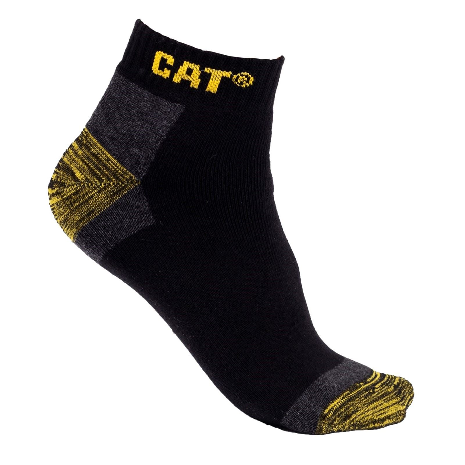 Caterpillar Premium Sneakers Cotton Unisex Adults Black Work Socks