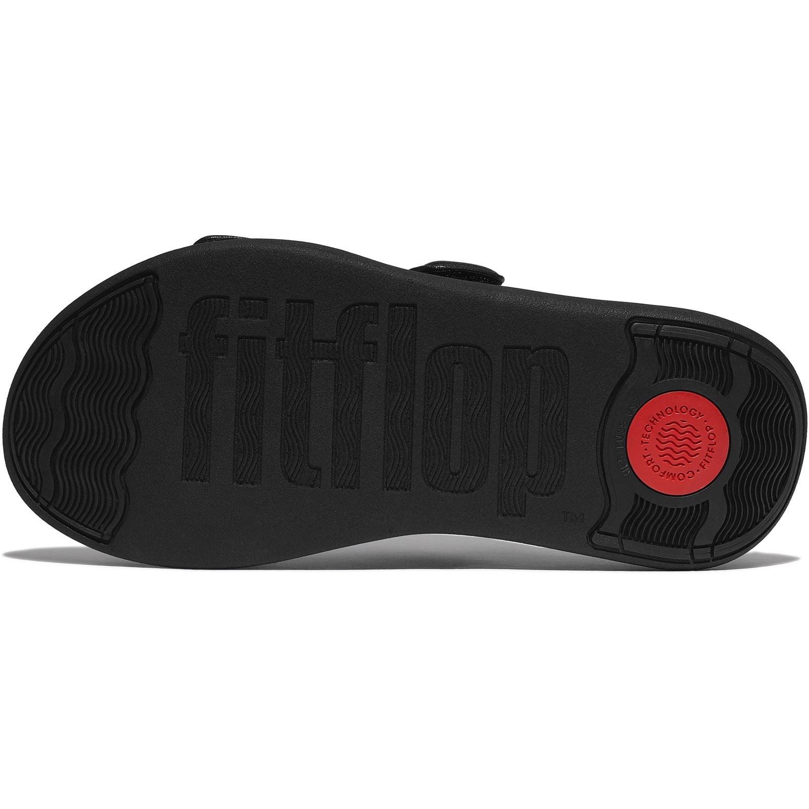 Fitflop F-Mode Go Polyurethane Women's All Black Sandals