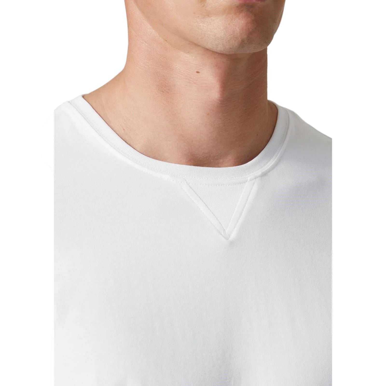Helly Hansen Workwear Logo Longsleeve Cotton Men's White T-Shirt