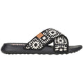HEYDUDE Christi Slide Cottage Crochet Cotton Women's Black/White Sandals
