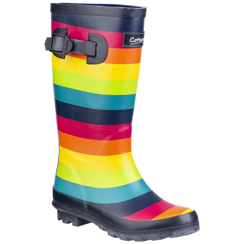 Cotswold Rainbow Rubber Multicoloured Wellington Boots