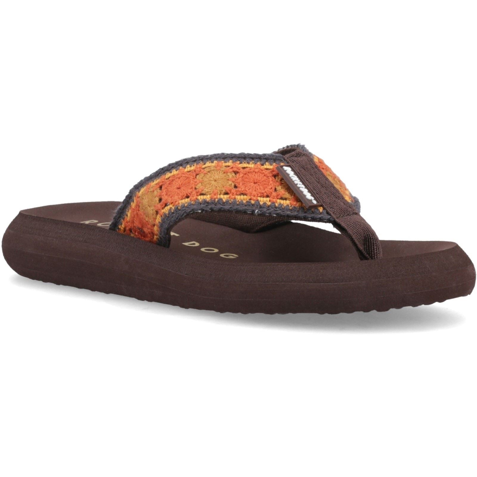 Rocket Dog Spotlight Marlow Textile Men's Brown/Multi Trainers