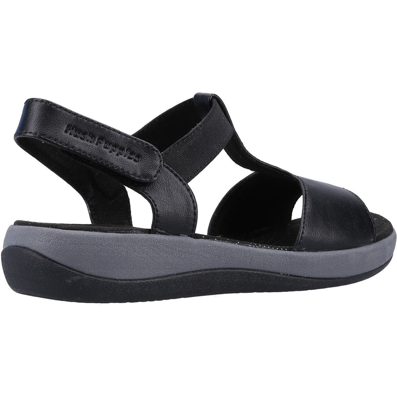 Hush Puppies Sylvie Leather Women's Black Sandals