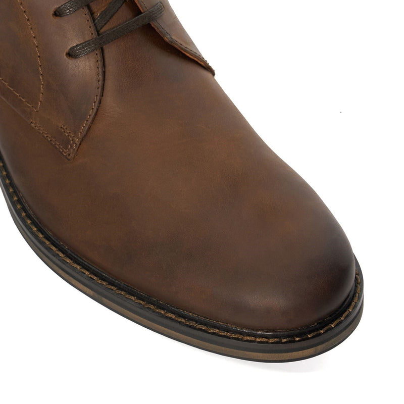 Dune Charleys Leather Men's Brown Boots