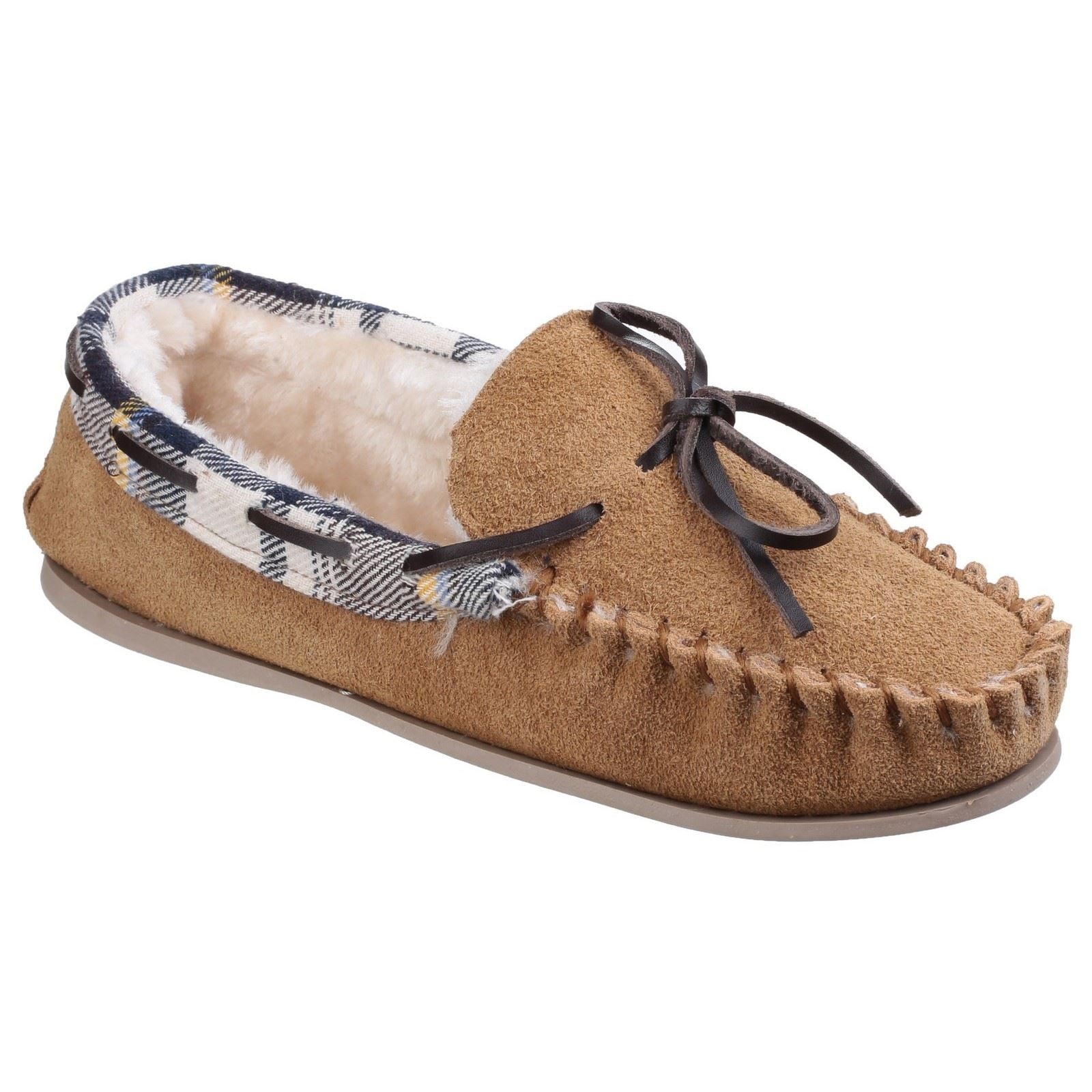 Cotswold Kilkenny Suede Women's Tan Slippers