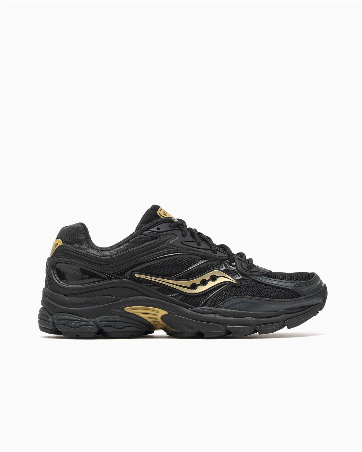 Saucony Progrid Omni 9 Armor Black/Gold Sneakers
