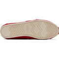 TOMS Alpargata 100% Cotton Men's Red Espadrilles