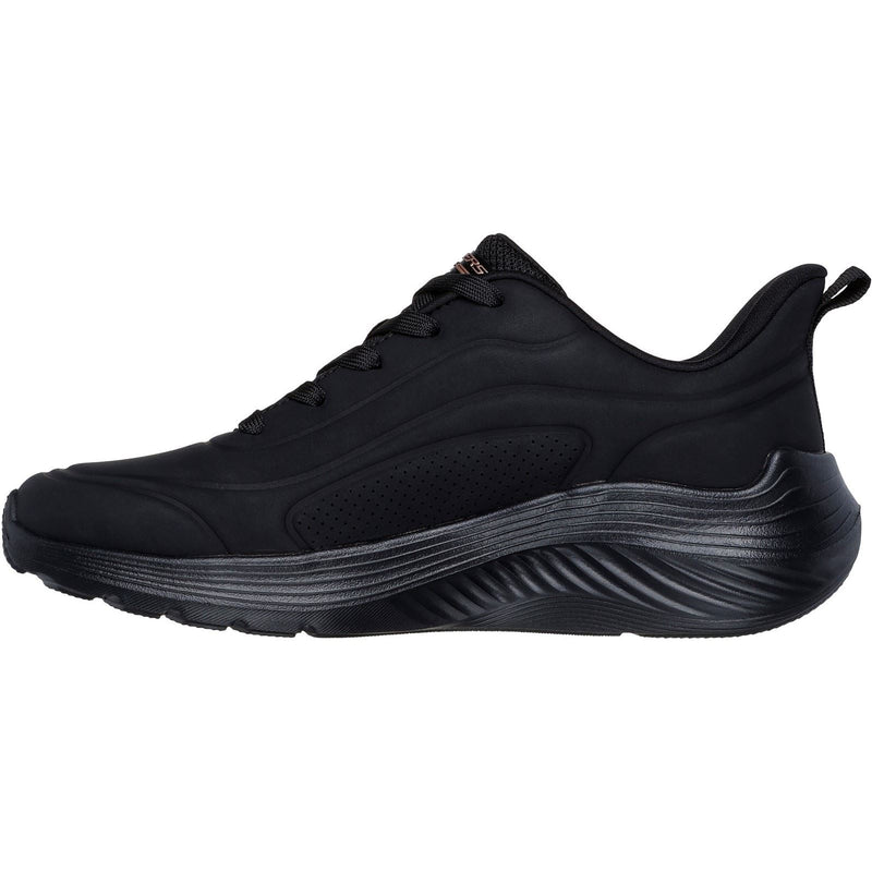 Skechers BOBS Sport Squad Waves Just Wading Synthetic Women's Black Sneakers