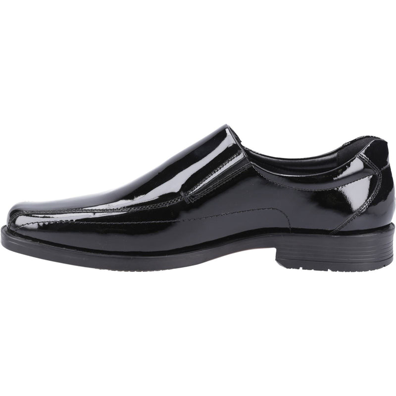 Hush Puppies Brody Leather Men's Black Slip-On Shoes