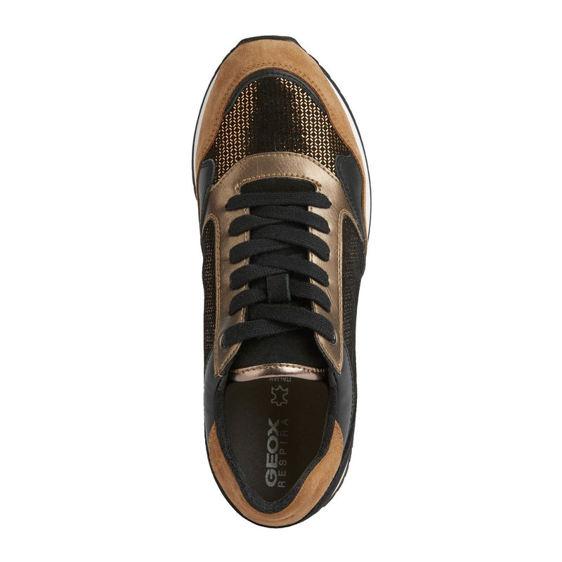 Geox Doralea Leather Women's Bronze/Toffee Sneakers