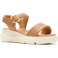 Hush Puppies Uplift Leather Women's Tan Sandals