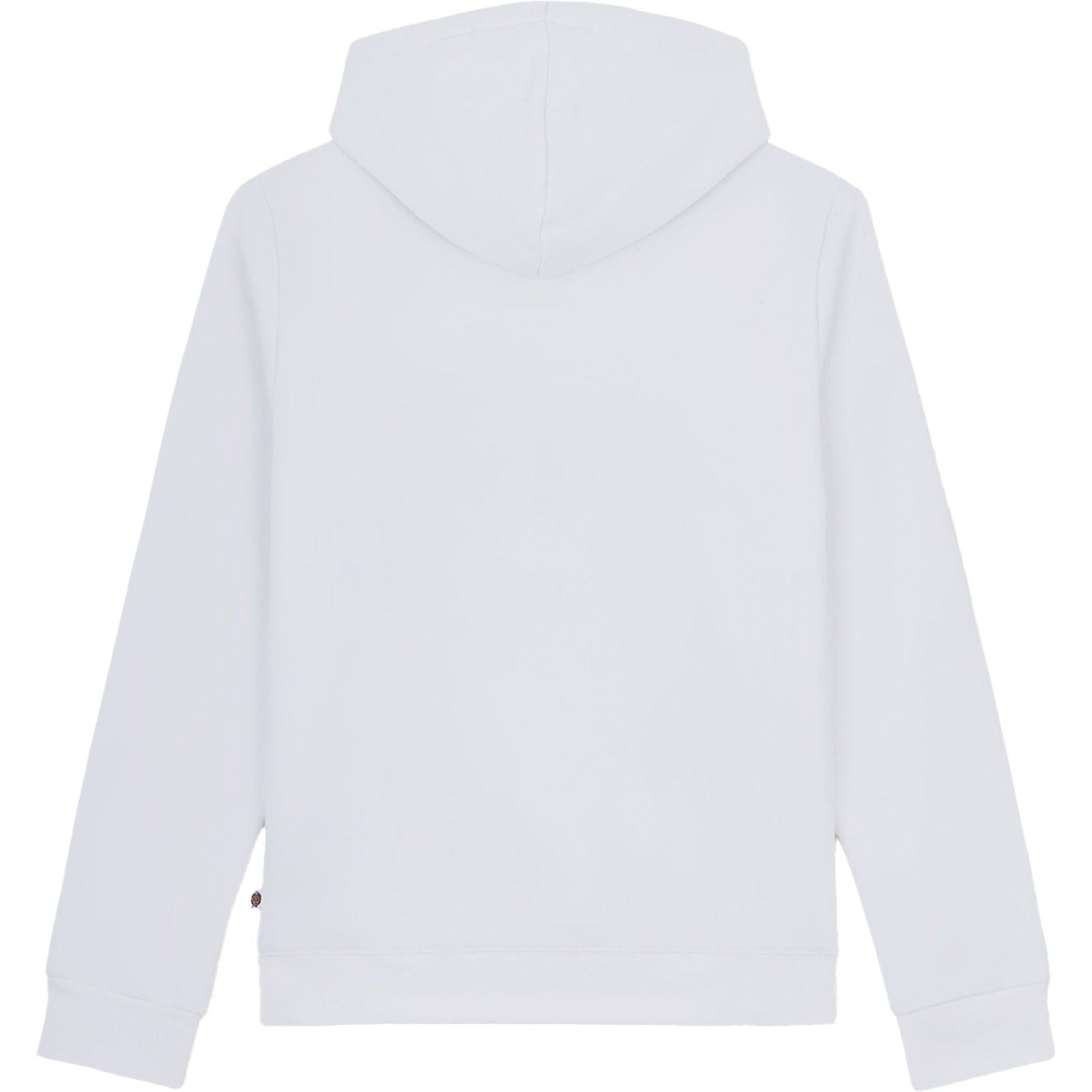 Dickies Icon Logo Synthetic Adults White Hooded Sweatshirt