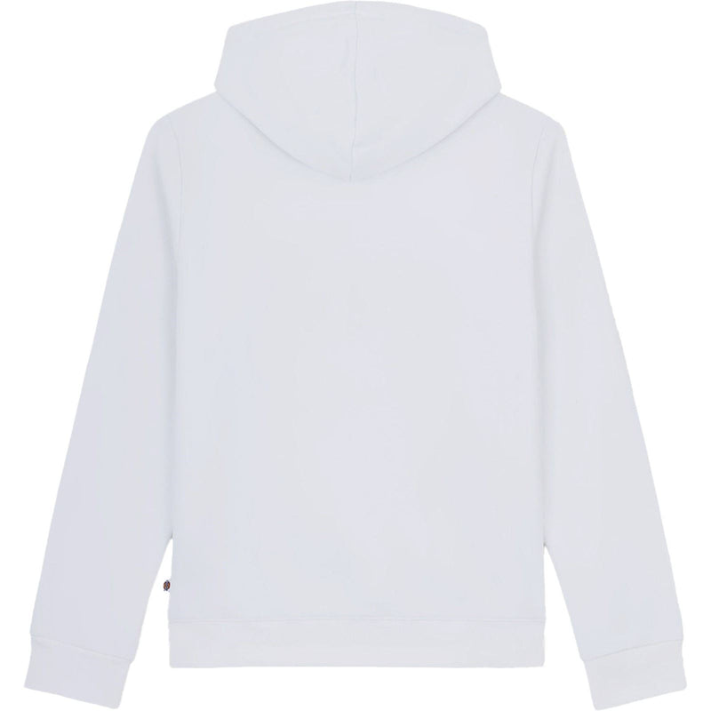 Dickies Icon Logo Polyester Unisex Adults White Hooded Sweatshirt