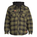 Hard Yakka Quilted Flannel Shacket Men's Green Shirt Jacket