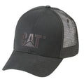 Caterpillar Raised Logo Cotton Unisex Adults Black Baseball Caps