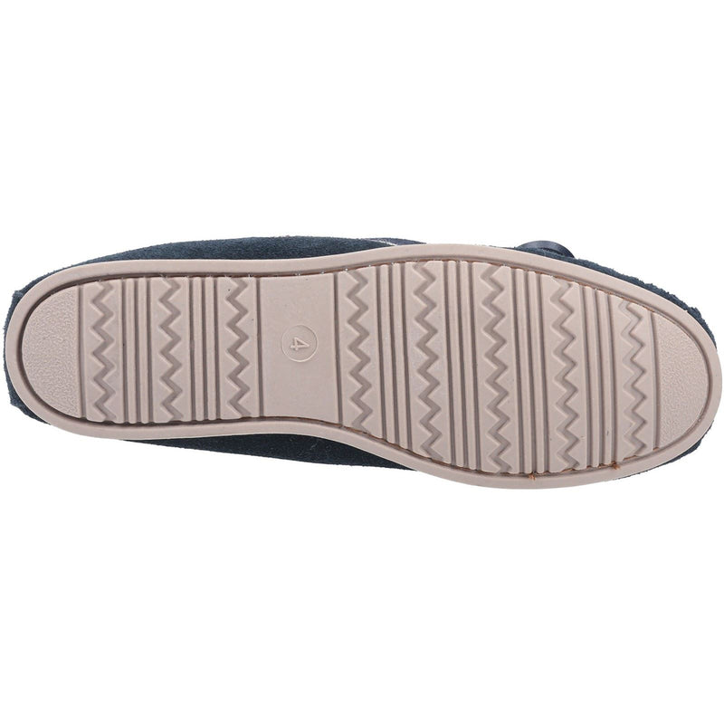 Cotswold Kilkenny Suede Women's Navy Slippers