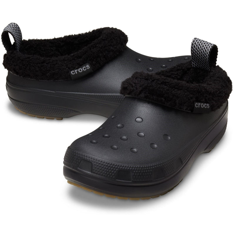 Crocs Classic Lined Shorty Thermoplastic Black Slippers
