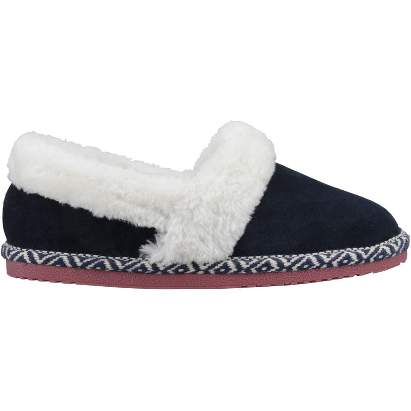 Hush Puppies Ariel Suede Women's Navy Slippers