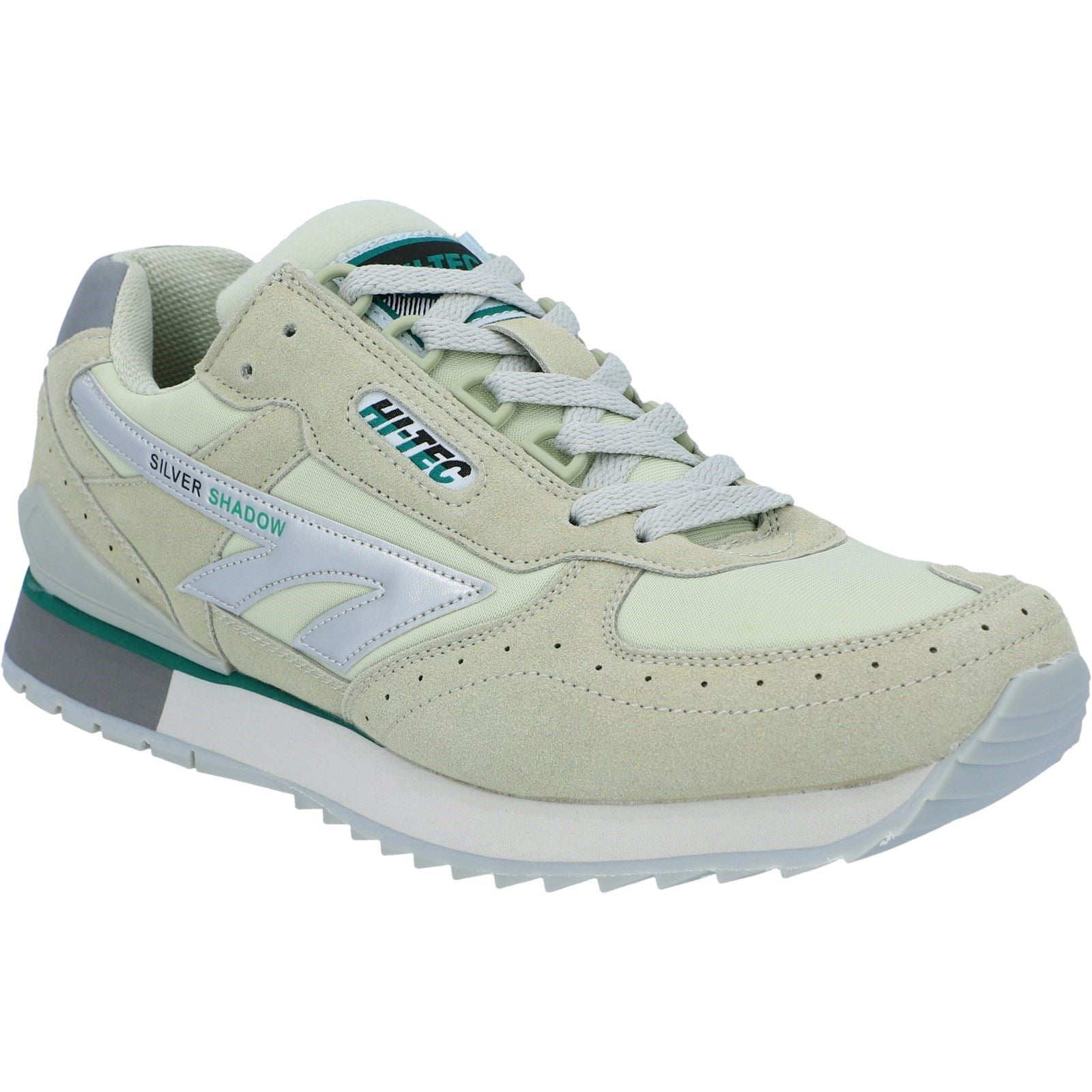 Hi-Tec Silver Shadow OG PU Suede Men's Silver/Grey/Green Sneakers