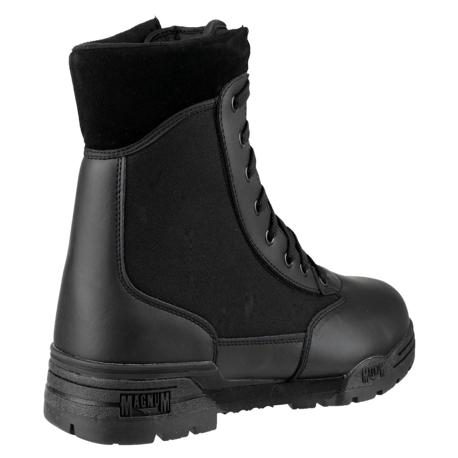 Magnum Classic Leather/Nylon Black Safety Boots