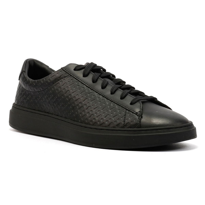 Boss Kieran Tennis Leather Men's Black Sneakers