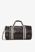 Fred Perry Classic Barrel Polyester Black/Ecru Cross Bag