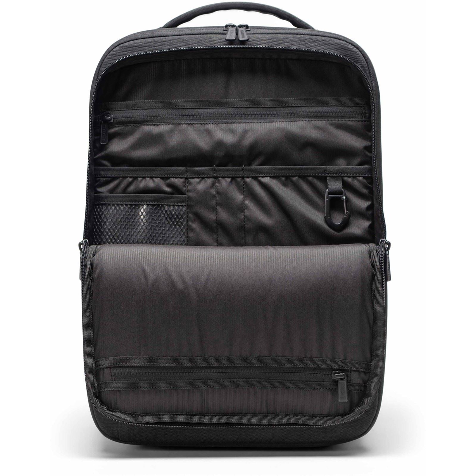 Herschel Bags Kaslo Travel Backpack Tech Polyester Unisex Adults Black Backpack - One Size