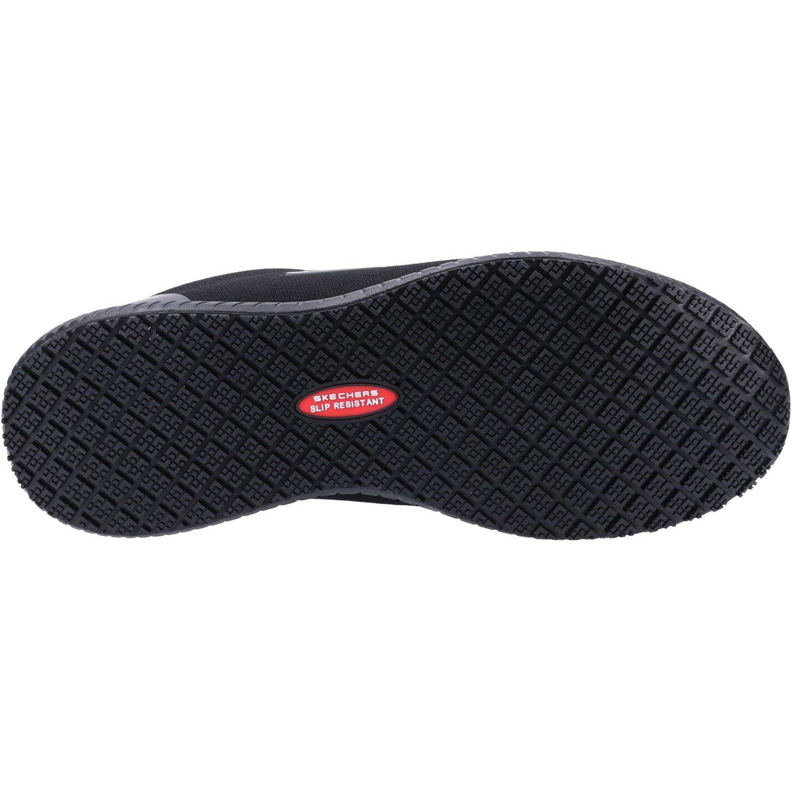 Skechers Workwear Squad SR Myton Textile Men's Black Safety Sneakers
