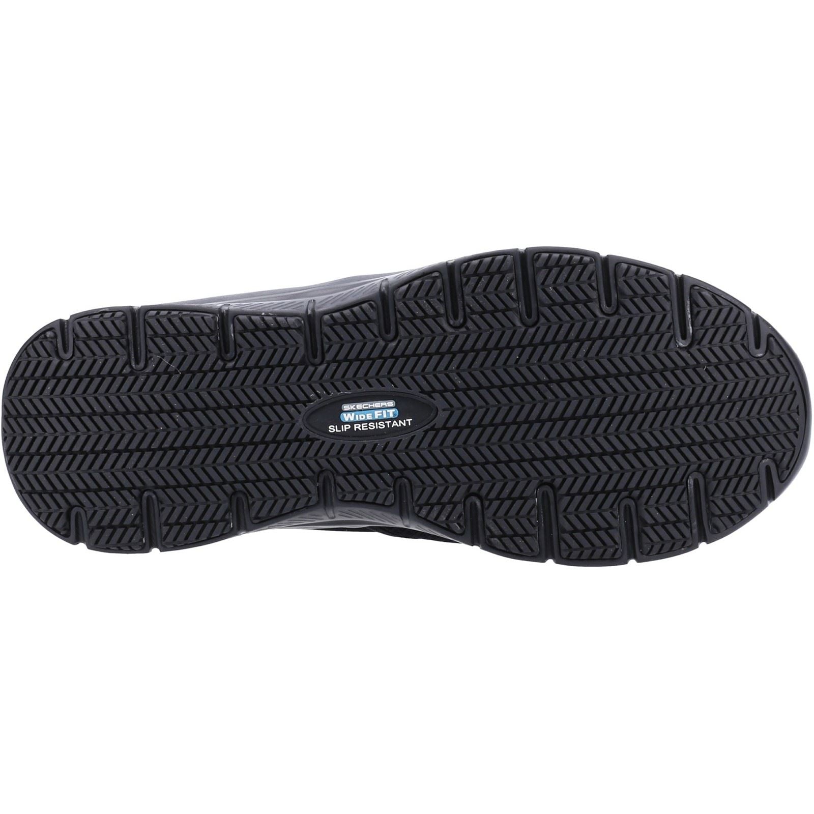 Skechers Workwear McAllen Wide Textile Men's Black Safety Sneakers