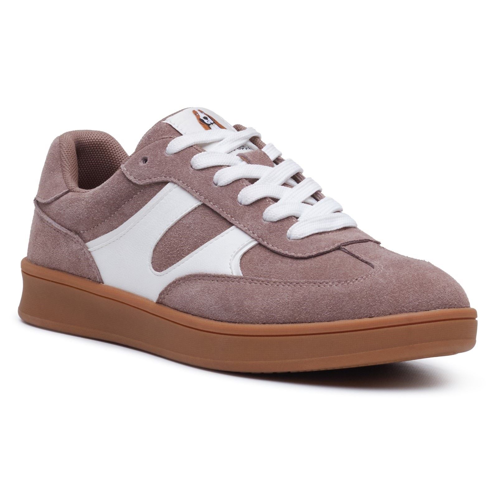 Hush Puppies Maura Suede Women's Stone Trainers