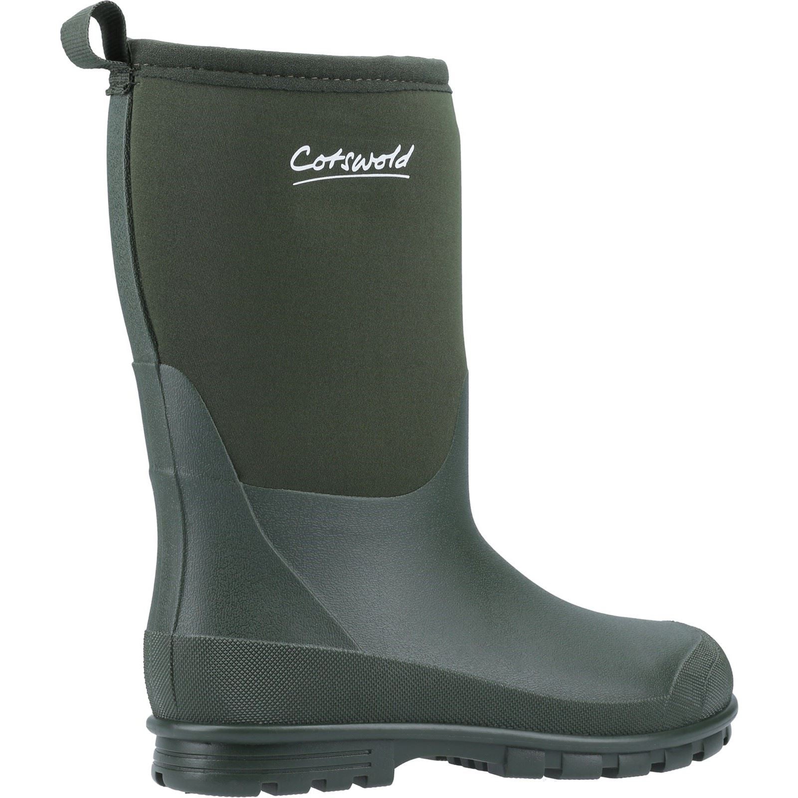Cotswold Hilly Synthetic Green Wellington Boots