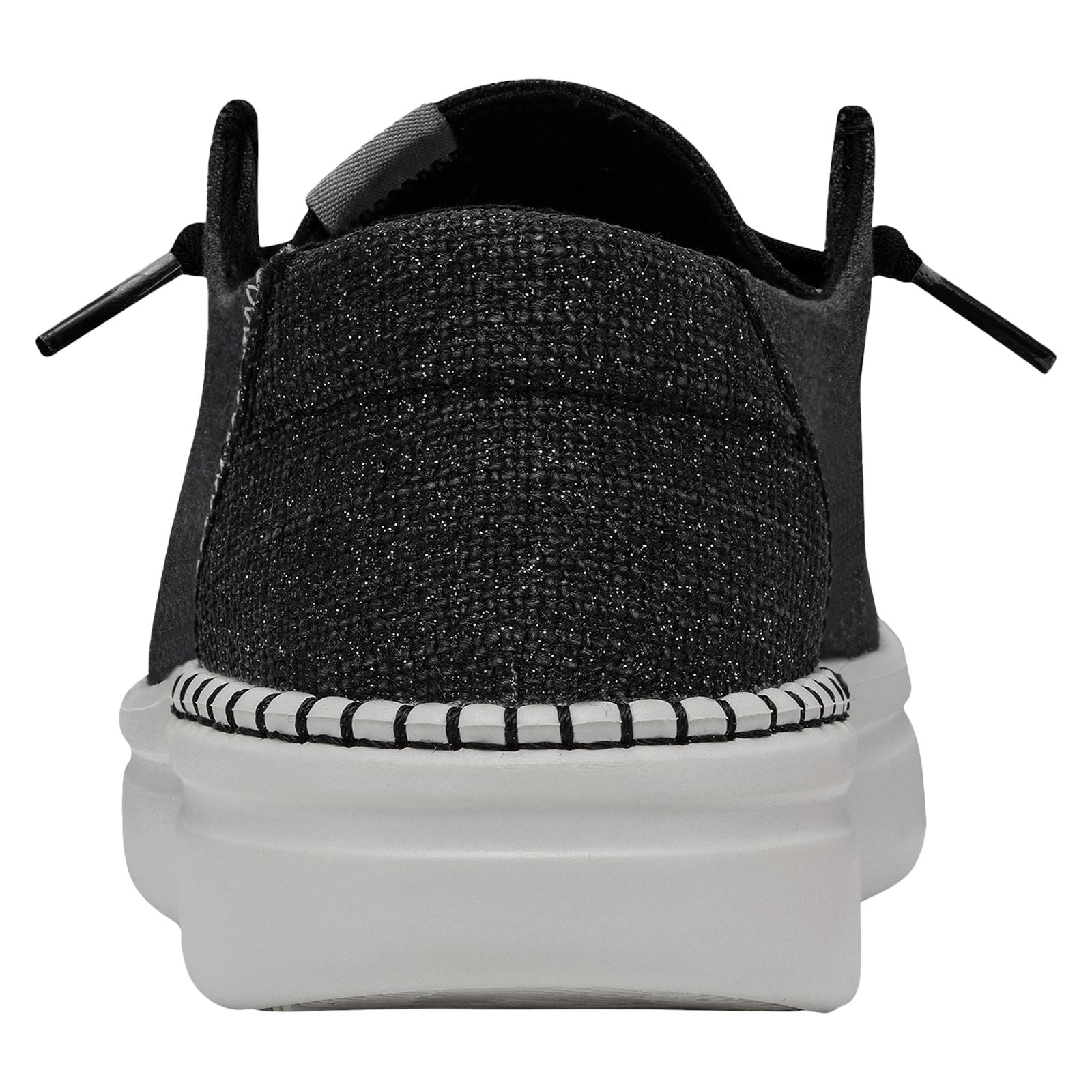 HEYDUDE Wendy Rise Synthetic Women's Black Loafers
