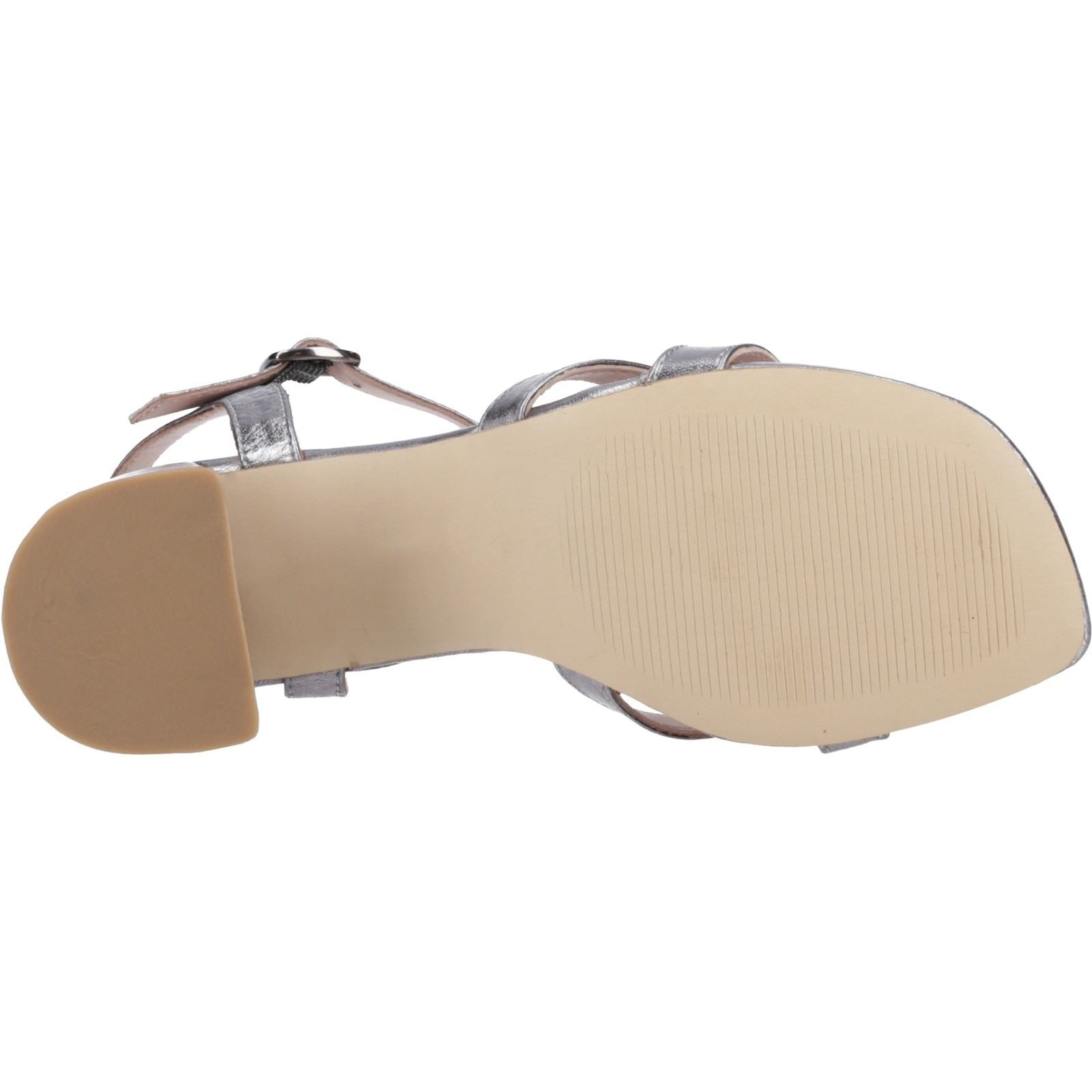 Hush Puppies Nalani Leather Women's Pewter Heels