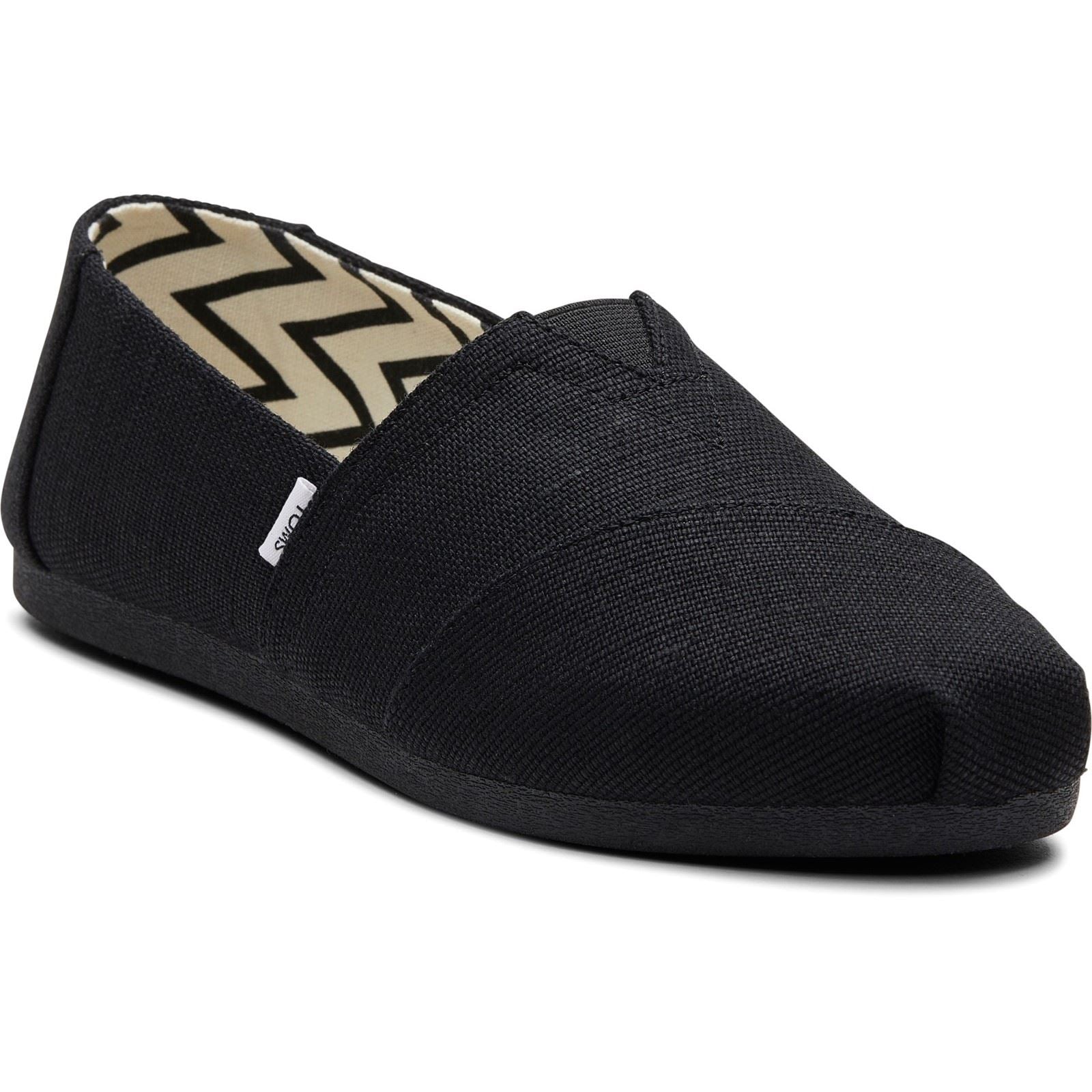 TOMS Alpargata Cotton Women's Black Trainers