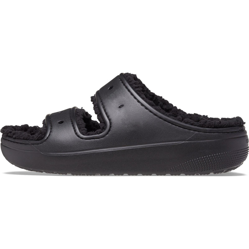 Crocs Classic Cozzzy Thermoplastic Women's Black Sandals