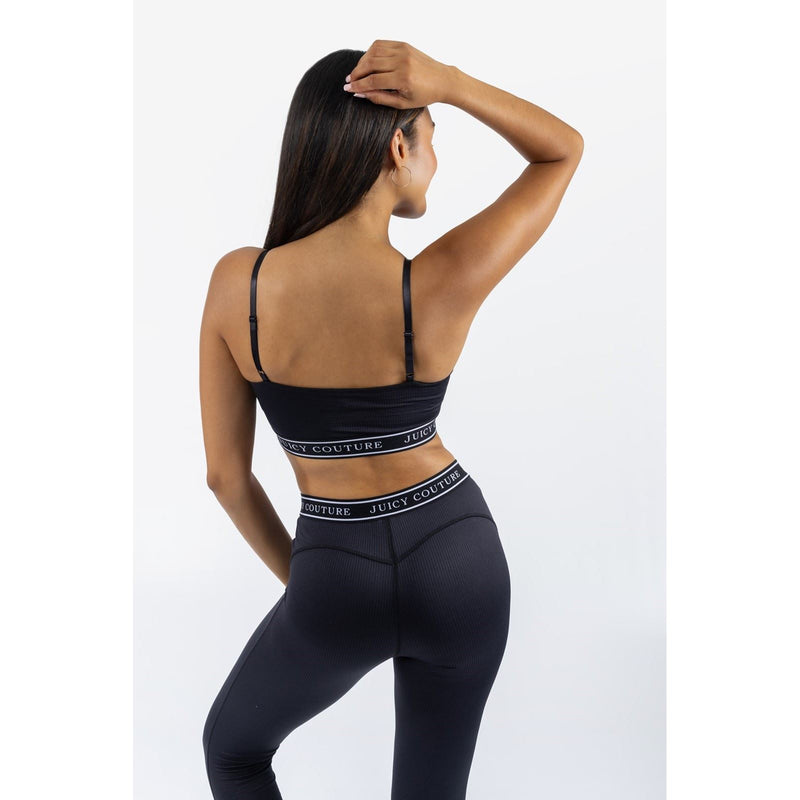 Juicy Couture Bowie Nylon Women's Black Sports Bra