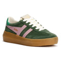 Gola Athena Suede Women's Evergreen/Candy/Jade Sneakers