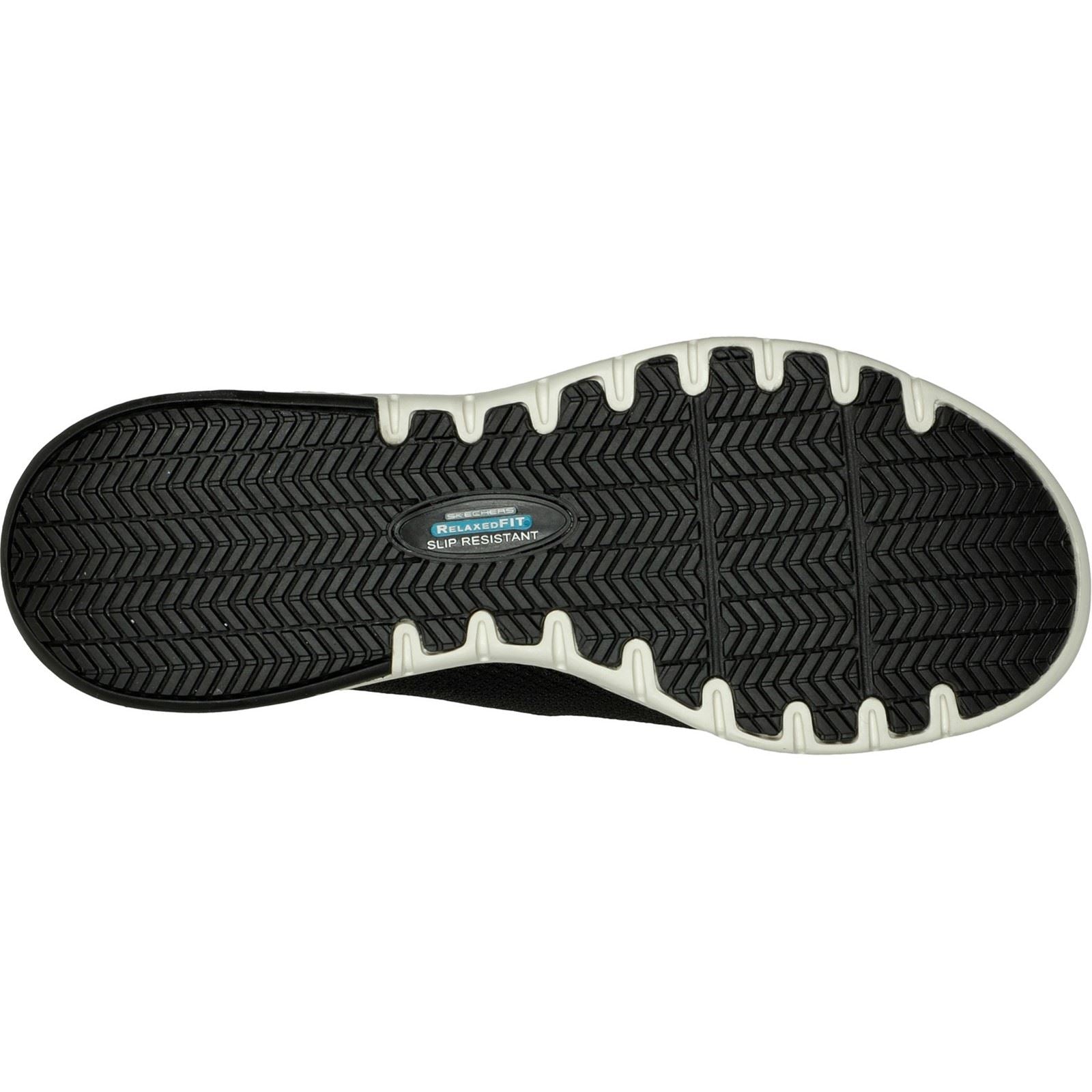 Skechers Workwear Marsing - Waiola SR Mesh Women's Black/White Sneakers