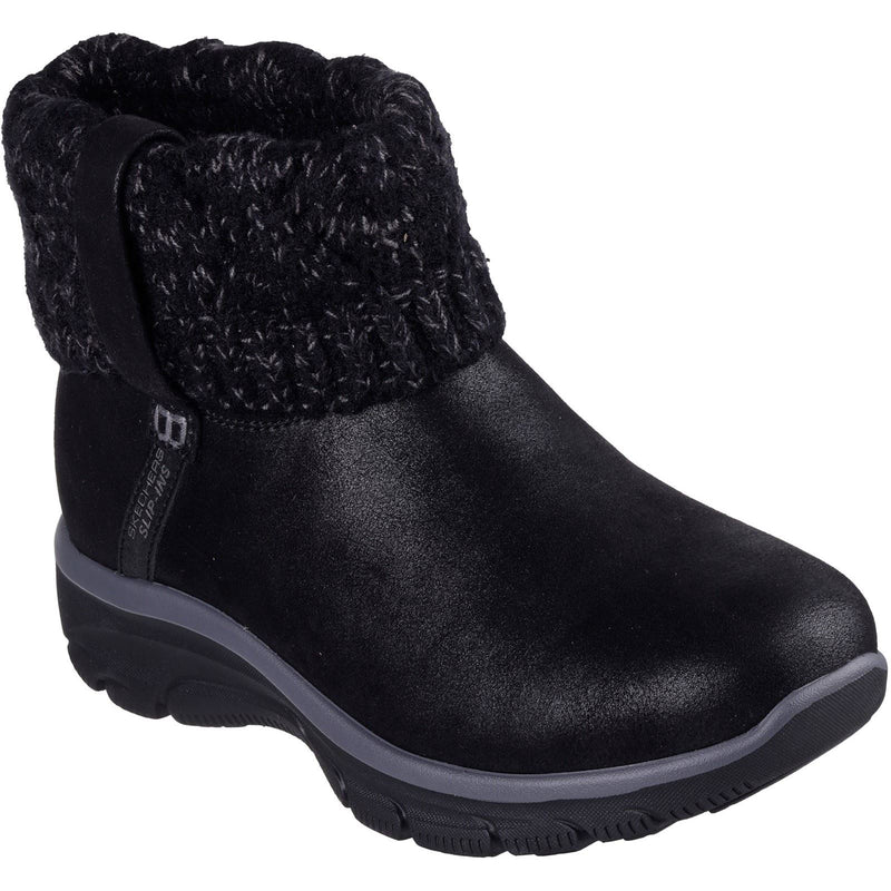 Skechers Easy Going Cozy Weather 2 Textile Women's Black Winter Ankle Boots