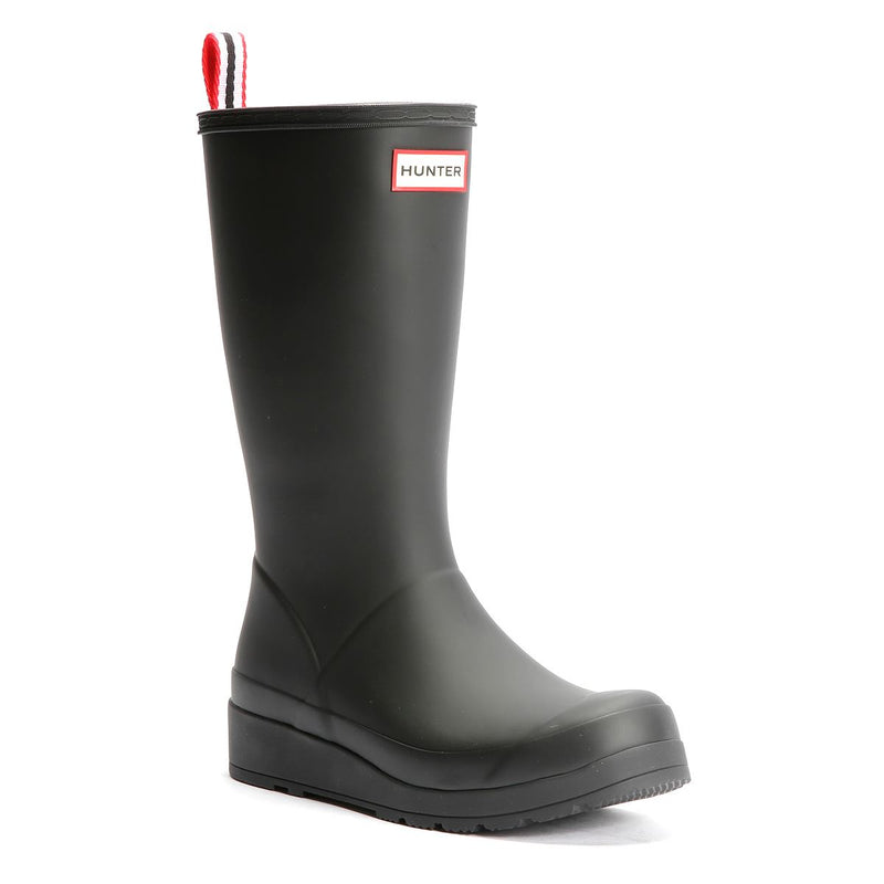 Hunter Play Tall Rubber Women's Black Wellington Boots