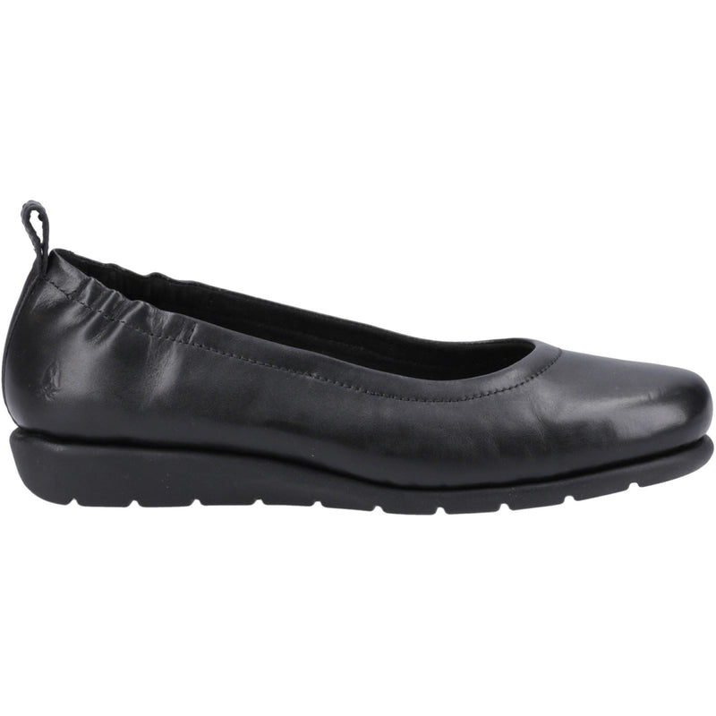 Hush Puppies Skylar Leather Women's Black Flats