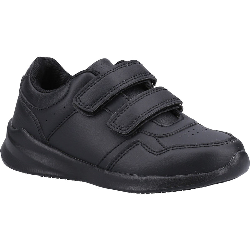 Hush Puppies Marling Easy Junior Synthetic Black Shoes