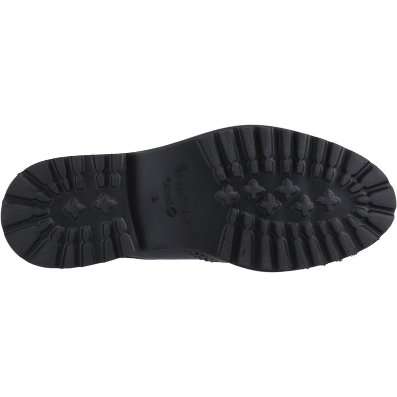 Hush Puppies Gabi Lace Up Leather Girls's Black Brogues