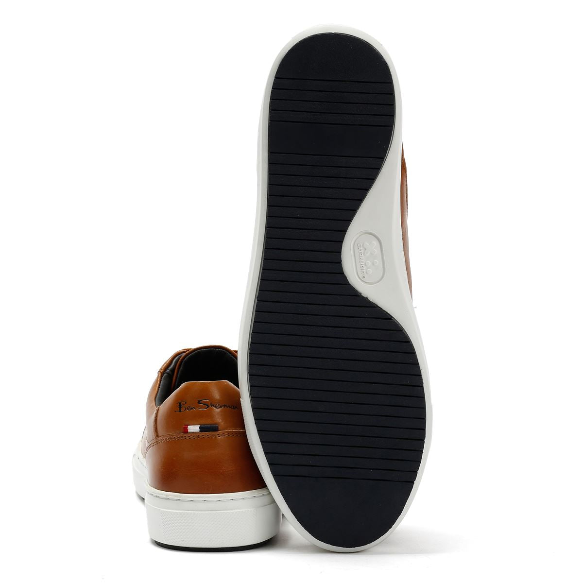 Ben Sherman Ace Cupsole Leather Men's Tan Sneakers