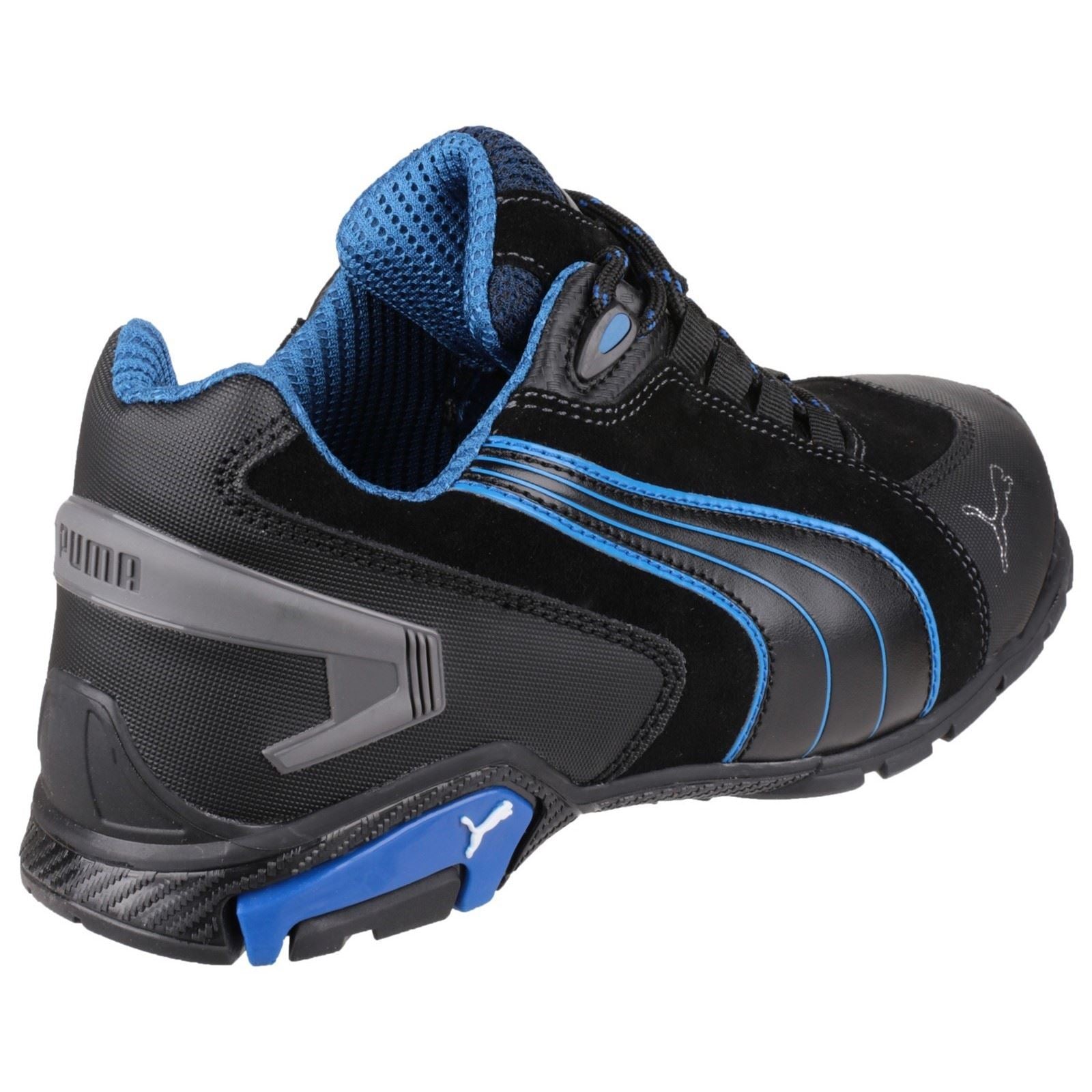 Puma Safety Rio Low Leather Black Safety Sneakers