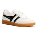 Gola Stadia Leather Women's White/Black/Chalk Pink Sneakers