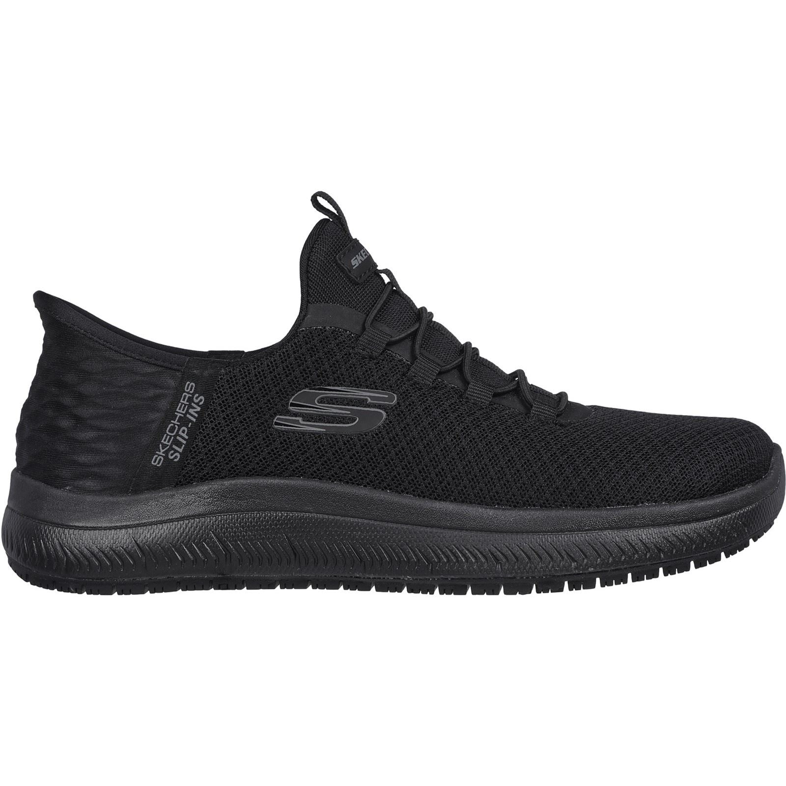 Skechers Workwear Summits SR - Enslee Textile Women's Black Safety Sneakers
